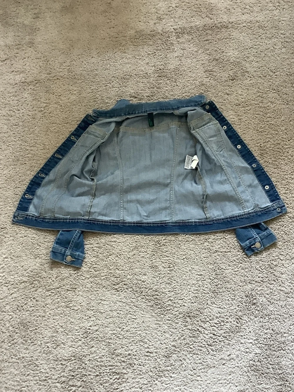 United Colors Of Benetton Light Blue Denim Jacket